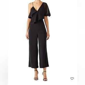 Keepsake Black No Love Jumpsuit size Large (MSRP $180)